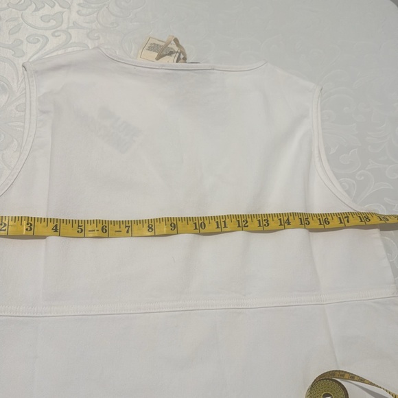 Love Moschino Sleeveless White Denim Dress - Picture 10 of 12